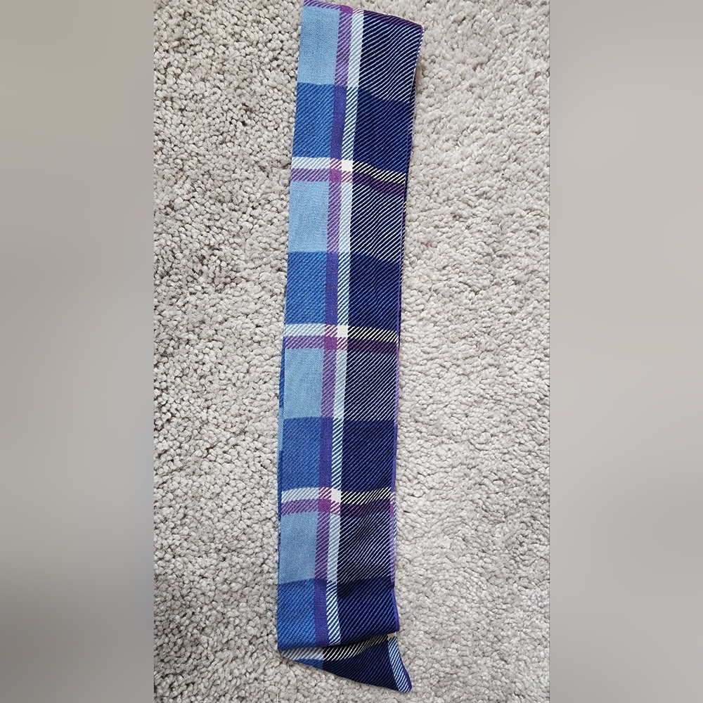 Plaid Scarf Tie Headband
